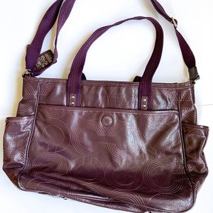 Coach baby diaper bag